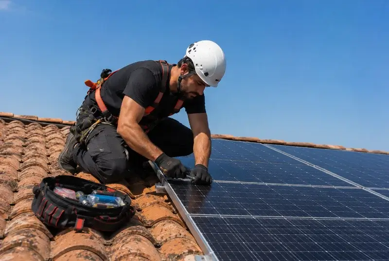 Maintenance et monitoring de panneaux solaires à Écurat