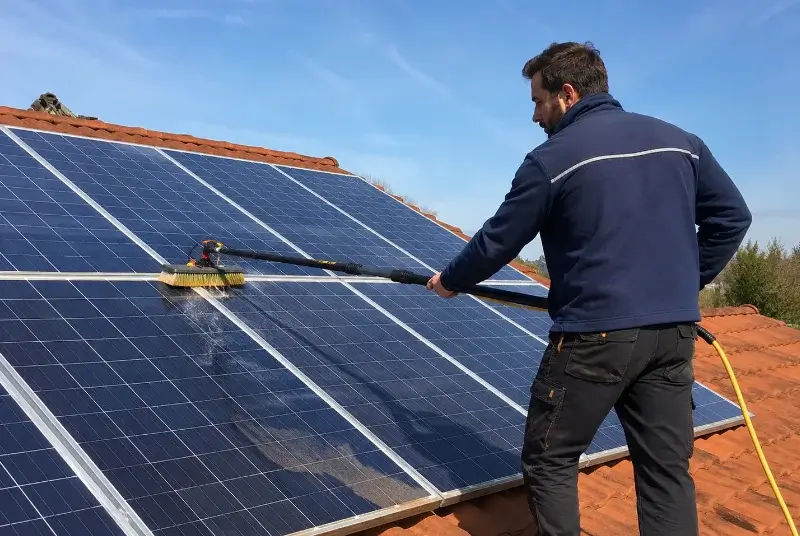 Nettoyage et entretien de panneaux solaires à Écurat