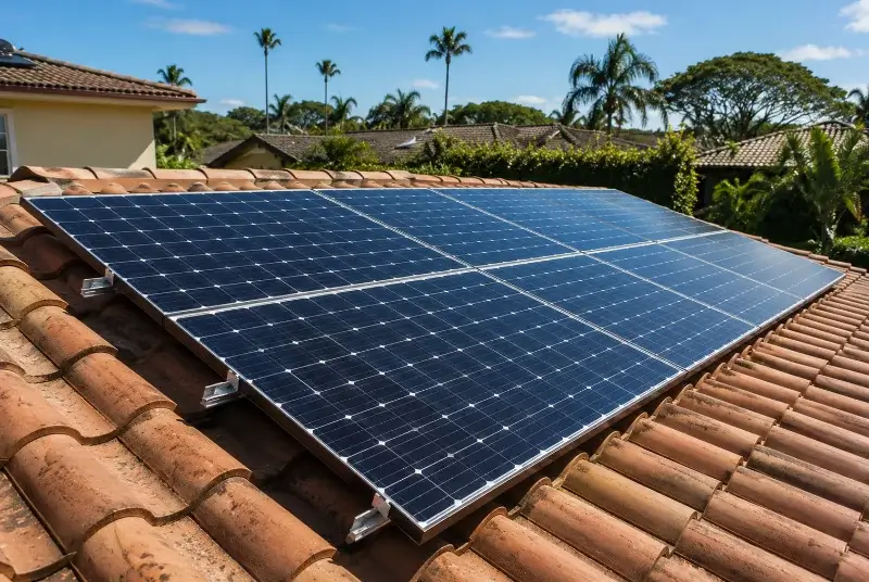 Installation de panneaux solaires à Écurat
